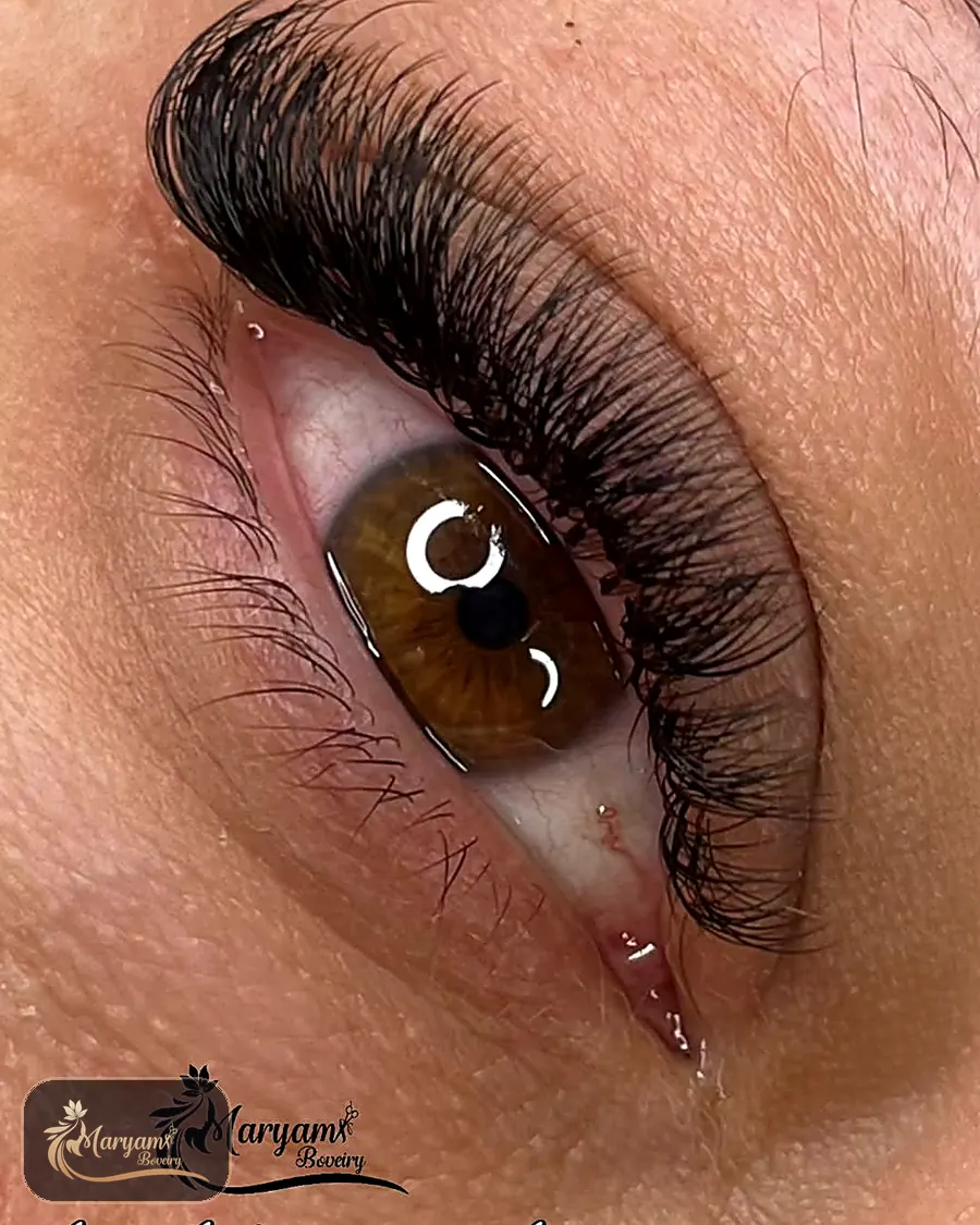 نمونه کار اکستنشن مژه